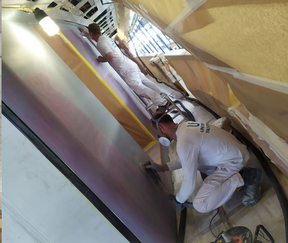 jacht plamuren specialist werken