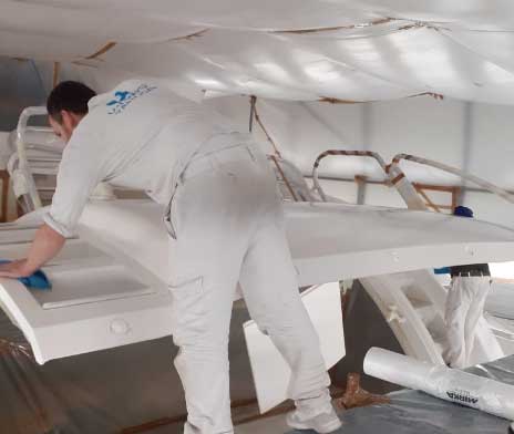 Leopard yacht refit