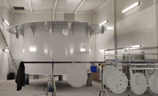 Windturbine verven