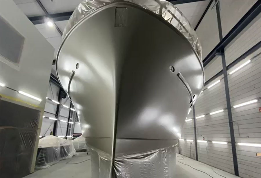 16 metre yacht aluminium refit subcontract project