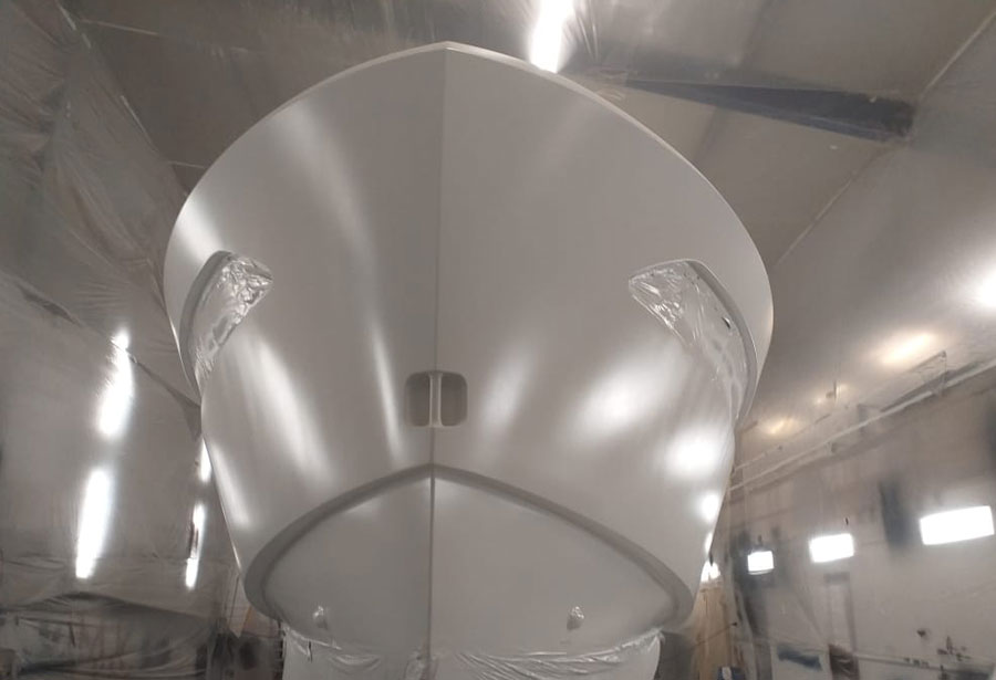 16 metre Super Lauwersmeer aluminium new build fairing project