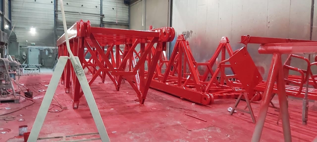 Industrial blasting and painting work at De Breejen Noord